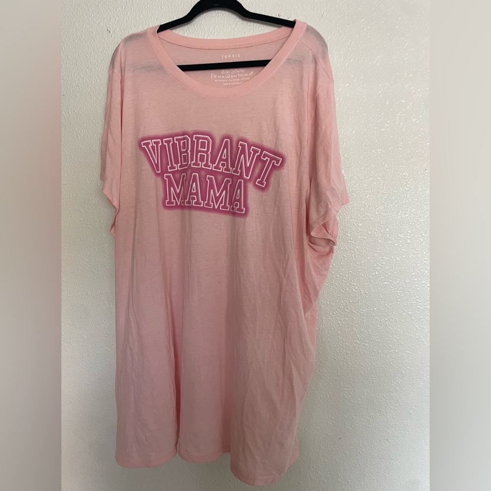 Vibrant mama oversized T shirt